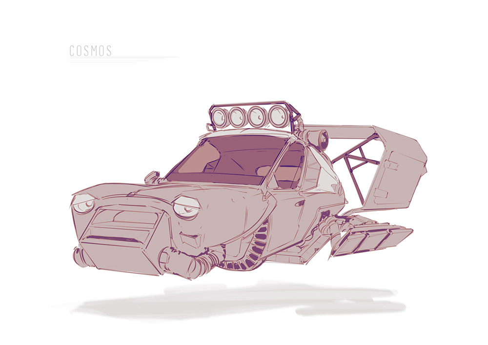 'Cooper Racer' for the 'Cosmos' personal project ©Ned Rogers 